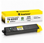 Compatible Kyocera TK8315 Amarillo Cartucho de Toner 1T02MVANL0 / TK-8315Y para TASKAlfa 2550ci
