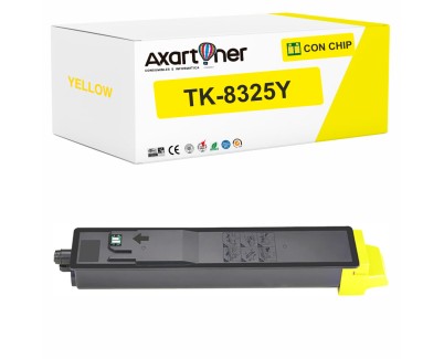 Compatible Kyocera TK8325 Amarillo Cartucho de Toner 1T02NPANL0 / TK-8325Y para TASKalfa 2551ci