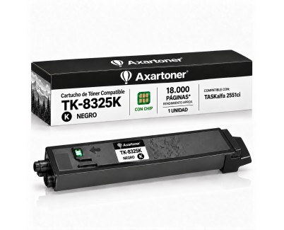 Compatible Kyocera TK8325 Negro Cartucho de Toner 1T02NP0NL0 / TK-8325K para TASKalfa 2551ci