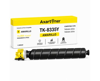 Compatible Kyocera TK8335 Amarillo Cartucho de Toner 1T02RLANL0 / 1T02RLANL1 / TK-8335Y para TASKalfa 3252ci / 3523ci