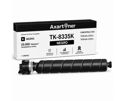 Compatible Kyocera TK8335 Negro Cartucho de Toner 1T02RL0NL0 / 1T02RL0NL1 / TK-8335K para TASKalfa 3252ci / 3523ci