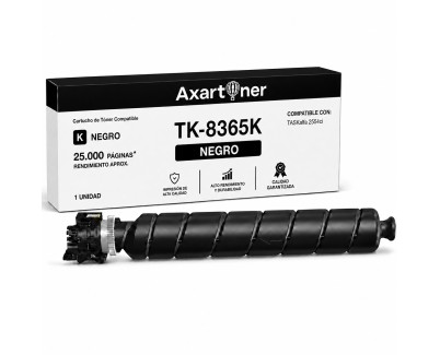Compatible Kyocera TK8365 Negro Cartucho de Toner 1T02YP0NL0 / TK-8365K para TASKalfa 2554ci