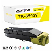 Compatible Kyocera TK8505 / TK8507 Amarillo Cartucho de Toner 1T02LCANL0 / TK8505Y para TASKalfa 4550, 4551, 5550, 5551