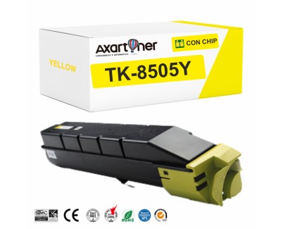Compatible Kyocera TK8505 / TK8507 Amarillo Cartucho de Toner 1T02LCANL0 / TK8505Y para TASKalfa 4550, 4551, 5550, 5551