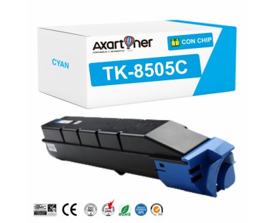 Compatible Kyocera TK8505 / TK8507 Cyan Cartucho de Toner 1T02LCCNL0 / TK8505C para TASKalfa 4550, 4551, 5550, 5551