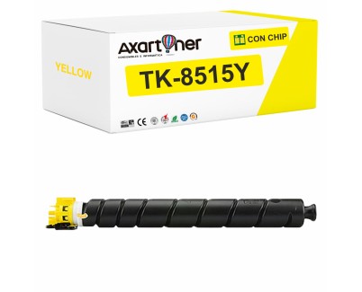 Compatible Kyocera TK8515 Amarillo Cartucho de Toner 1T02NDANL0 / TK8515Y para TASKalfa 5052ci, 5053ci, 6052ci, 6053ci