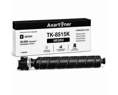 Compatible Kyocera TK8515 Negro Cartucho de Toner 1T02ND0NL0 / TK8515K para TASKalfa 5052ci, 5053ci, 6052ci, 6053ci