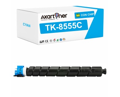 Compatible Kyocera TK8555 Cyan Cartucho de Toner 1T02XCCNL0 / TK8555C para Kyocera TASKalfa 5054ci, 6054ci, 7054ci