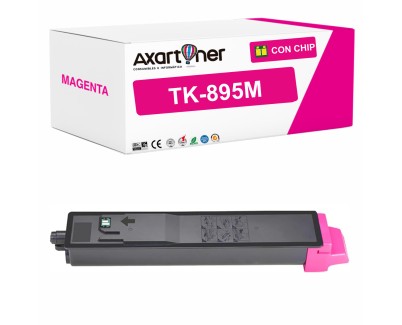 Compatible Kyocera TK895 Magenta Cartucho de Toner 1T02K0BNL0 / TK-895M para FS-C8020MFP FS-C8025MFP FS-C8520MFP FS-C8525MFP