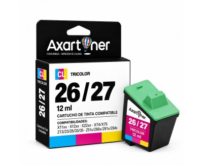 Compatible Lexmark 26 / 27 Color Cartucho de Tinta 10N0026E / 10NX227E