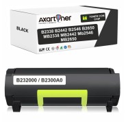 Compatible Lexmark B2338 / B2442 / B2546 / B2650 / MB2338 / MB2442 / MB2546 / MB2650 Negro Cartucho de Toner B232000 / B2300A0