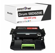 Compatible Lexmark B2865/M5255/M5270/MB2770/MS725/MS821/MS822/MS823/MS825/MS826/MX721/MX722/MX822/MX826/XM5263/XM5270/XM5365/XM5370/ XM7355/XM7365/XM7370 Tambor de Imagen 58D0Z0E/58D0Z00/58D0ZA0 (Drum)