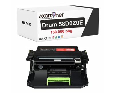 Compatible Lexmark B2865/M5255/M5270/MB2770/MS725/MS821/MS822/MS823/MS825/MS826/MX721/MX722/MX822/MX826/XM5263/XM5270/XM5365/XM5370/ XM7355/XM7365/XM7370 Tambor de Imagen 58D0Z0E/58D0Z00/58D0ZA0 (Drum)