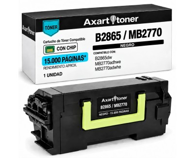 Compatible Lexmark B2865 / MB2770 Negro Cartucho de Toner B282H00