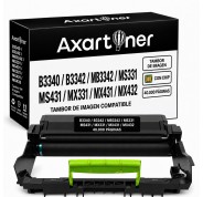 Compatible Lexmark B3340dw B3442dw MB3442adw MB3442i MS331dn MS431dn MS431dw MX331adn MX431adn MX432adwe Negro Tambor de Imagen 55B0ZA0 (Drum)