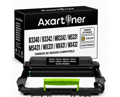 Compatible Lexmark B3340dw B3442dw MB3442adw MB3442i MS331dn MS431dn MS431dw MX331adn MX431adn MX432adwe Negro Tambor de Imagen 55B0ZA0 (Drum)