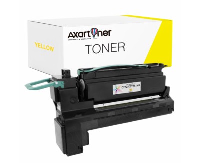 Compatible Lexmark C792 / X792 Amarillo Cartucho de Toner C792A1YG