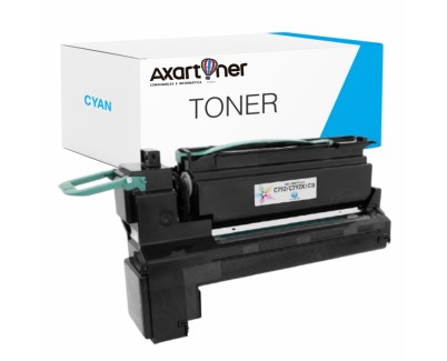 Compatible Lexmark C792 / X792 Cyan Cartucho de Toner C792A1CG