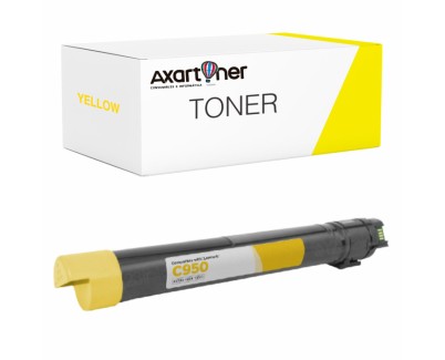 Compatible Lexmark C950 DE Amarillo Cartucho de Toner C950X2YG