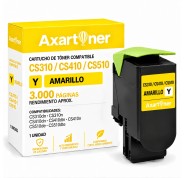Compatible Lexmark CS310 / CS410 / CS510 Amarillo Cartucho de Toner 70C2HY0 / 702HY / 70C20Y0 / 702Y