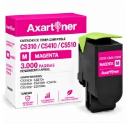 Compatible Lexmark CS310 / CS410 / CS510 Magenta Cartucho de Toner 70C2HM0 / 702HM / 70C20M0 / 702M