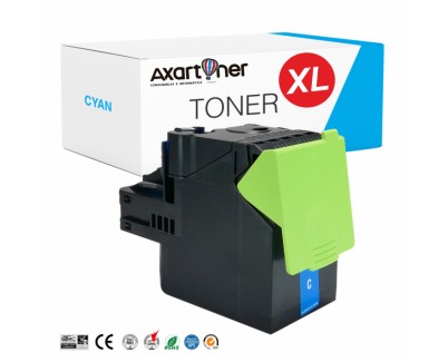 Compatible Lexmark CS417 / CX417 / CS517 / CX517 Cyan Cartucho de Toner 71B2HC0 (alta capacidad / jumbo)