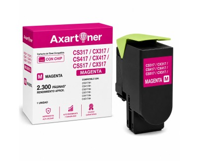 Compatible Lexmark CS317 / CX317 / CS417 / CX417 / CS517 / CX517 Magenta Cartucho de Toner 71B20M0
