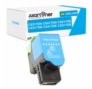 Compatible Lexmark CS317dn CS417dn CS517de CX317dn CX417de CX517de Cyan Cartucho de Toner 71B20C0