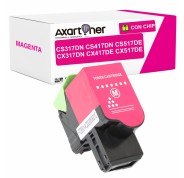 Compatible Lexmark CS317dn CS417dn CS517de CX317dn CX417de CX517de Magenta Cartucho de Toner 71B20M0