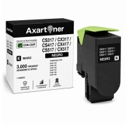 Compatible Lexmark CS317 / CX317 / CS417 / CX417 / CS517 / CX517 Negro Cartucho de Toner 71B20K0