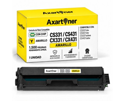 Compatible Lexmark CS331dw / CS431dw / CX331adwe / CX431adw Amarillo Cartucho de Toner 20N20Y0