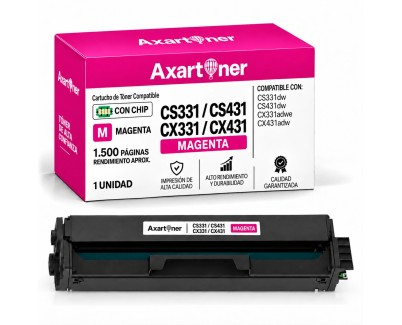 Compatible Lexmark CS331dw / CS431dw / CX331adwe / CX431adw Magenta Cartucho de Toner 20N20M0
