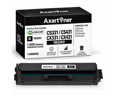 Compatible Lexmark CS331dw / CS431dw / CX331adwe / CX431adw Negro Cartucho de Toner 20N20K0