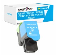 Compatible Lexmark CS421 / CS521 / CS622 / CX421 / CX522 / CX622 / CX625 Cyan Cartucho de Toner 78C2XC0 / 78C2XCE / 78C20C0