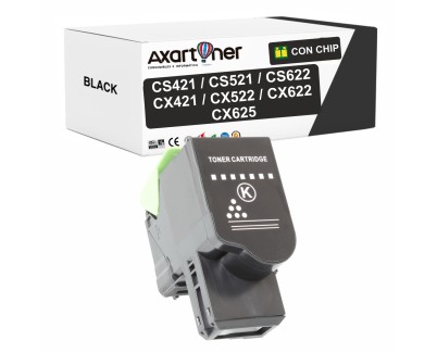Compatible Lexmark CS421 / CS521 / CS622 / CX421 / CX522 / CX622 / CX625 Negro Cartucho de Toner 78C2XK0 / 78C2XKE / 78C20K0