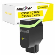 Compatible Lexmark CS531 / CS632 / CX532 / CX635 Amarillo Cartucho de Toner 75M20Y0