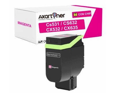 Compatible Lexmark CS531 / CS632 / CX532 / CX635 Magenta Cartucho de Toner 75M20M0