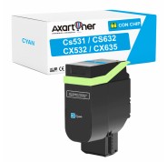 Compatible Lexmark CS531 / CS632 / CX532 / CX635 Cyan Cartucho de Toner 75M20C0
