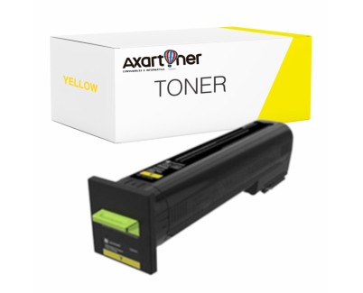 Compatible Lexmark CS820, CX820, CX825, CX860 Amarillo Cartucho de Toner 72K20Y0