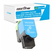 Compatible Lexmark CX310dn CX310n CX410de CX410dte CX410e CX510de CX510dhe CX510dthe Cyan Cartucho de Toner 80C2SC0 / 80C2SCE / 802SC