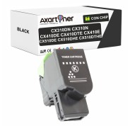 Compatible Lexmark CX310dn CX310n CX410de CX410dte CX410e CX510de CX510dhe CX510dthe Negro Cartucho de Toner 80C2SK0 / 80C2SKE / 802SK