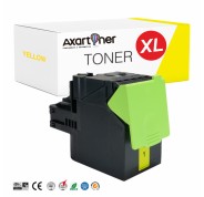 Compatible Lexmark CX410 / CX510 Amarillo Cartucho de Toner 80C2HY0 / 80C2HYE / 802HY