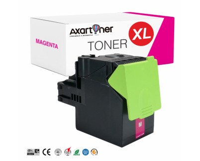 Compatible Lexmark CX410 / CX510 Magenta Cartucho de Toner 80C2HM0 / 80C2HME / 802HM