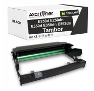 Compatible Lexmark E250 / E350 / E352 / E450 Negro Tambor de Imagen E250X22G (Drum)