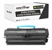 Compatible Lexmark E250d E250dn E350d E350dn E352dn Negro Cartucho de Toner E250A11E