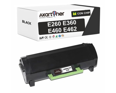 Compatible Lexmark E260 / E360 / E460 / E462 Negro Cartucho de Toner E260A11E / E360H11E / E460X31E