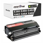 Compatible Lexmark E360 / E460 / E462 / X463 / X464 / X466 Negro Cartucho de Toner E360H11E / E360H21E / E460X31E