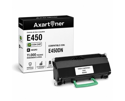 Compatible Lexmark E450 Negro Cartucho de Toner E450H11E