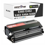 Compatible Lexmark E460 / E462 / X463 / X464 / X466 Negro Cartucho de Toner E460X11E / E460X31E / X463H11G / X463H21G