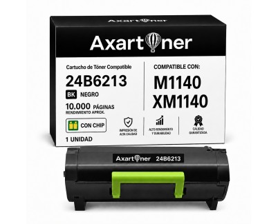Compatible Lexmark M1140 / XM1140 Negro Cartucho de Toner 24B6213